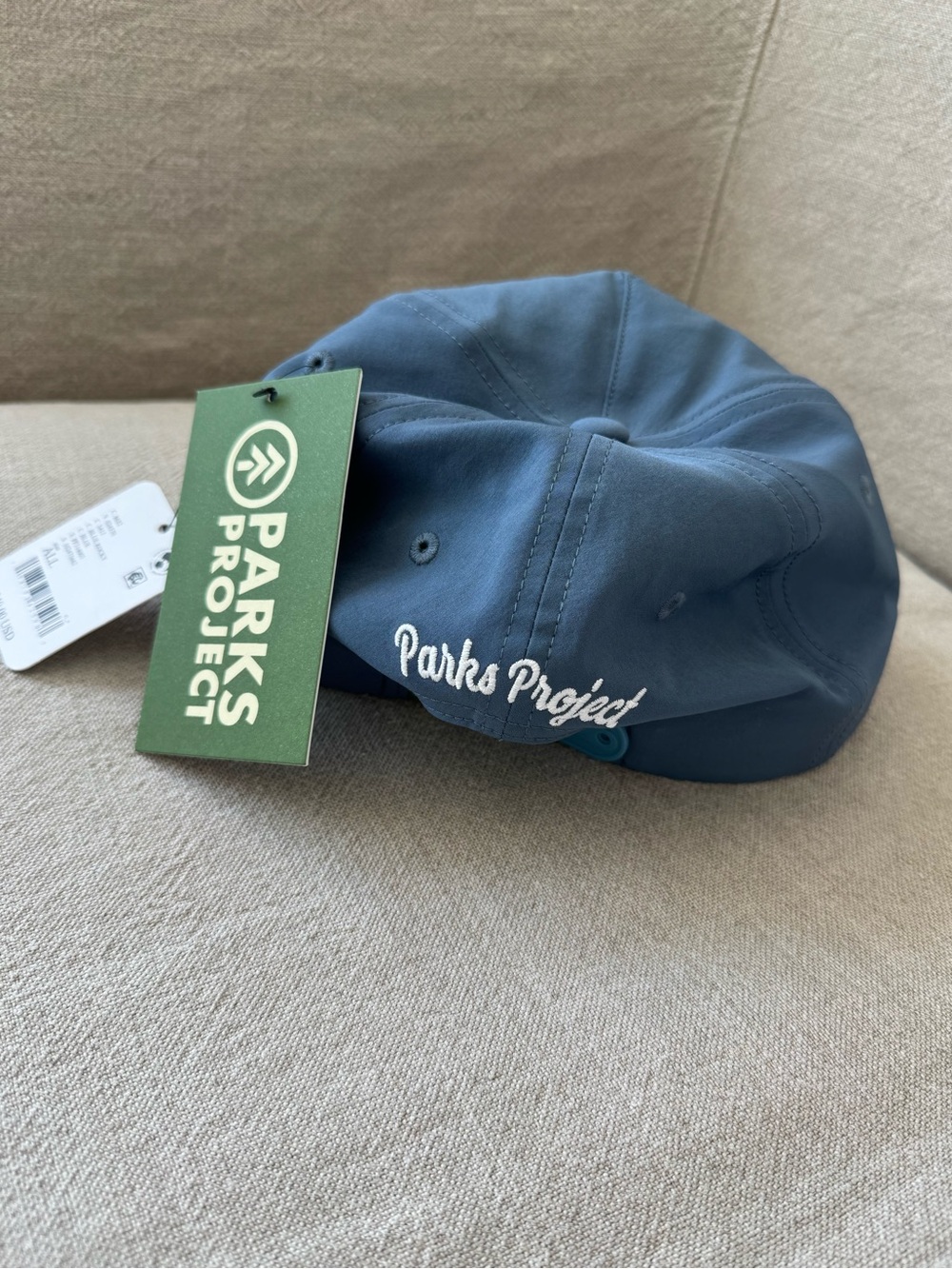 Parks Project Rocky Mountain Hat Blue 5 Panel Trucker Cap NWT $40 - Picture 3 of 3